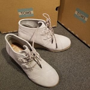 Toms Desert Wedge - Light Grey - image 1